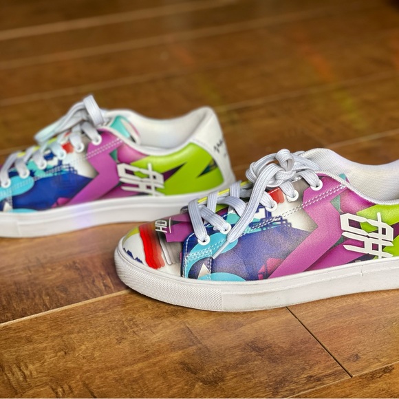 HEED NYC women’s magnum WSK VEGAN LEATHER designer shoes US 8 almost new - Picture 2 of 4